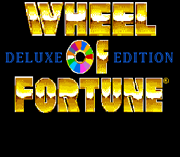 Wheel of Fortune - Deluxe Edition Title Screen